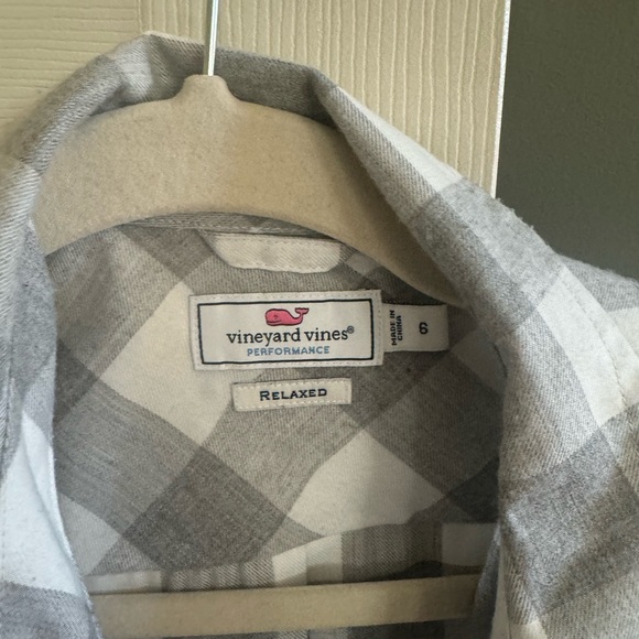 Relaxed Carmel Buffalo Check Performance Flannel Button Down - Picture 3 of 4